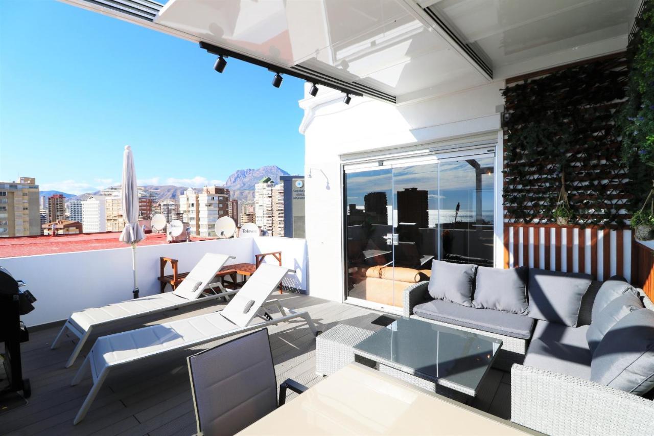 בנידורם Penthouse Cervantes Sea View מראה חיצוני תמונה