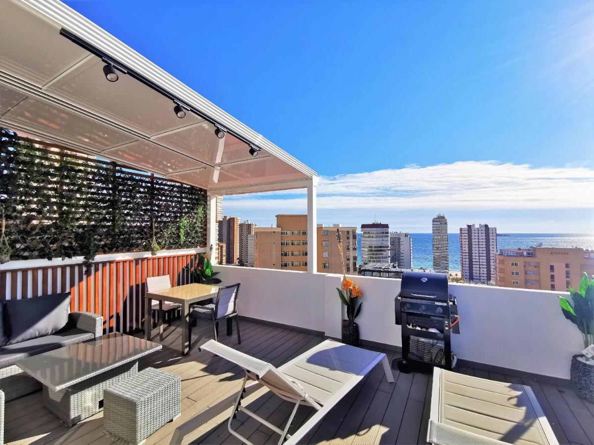 בנידורם Penthouse Cervantes Sea View מראה חיצוני תמונה